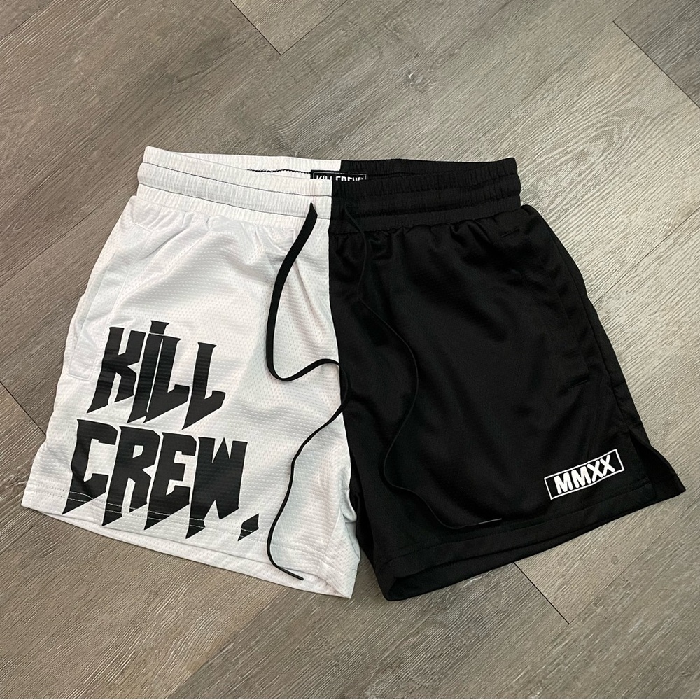 Kill Crew Two-Tone Muay Thai Shorts Sz M